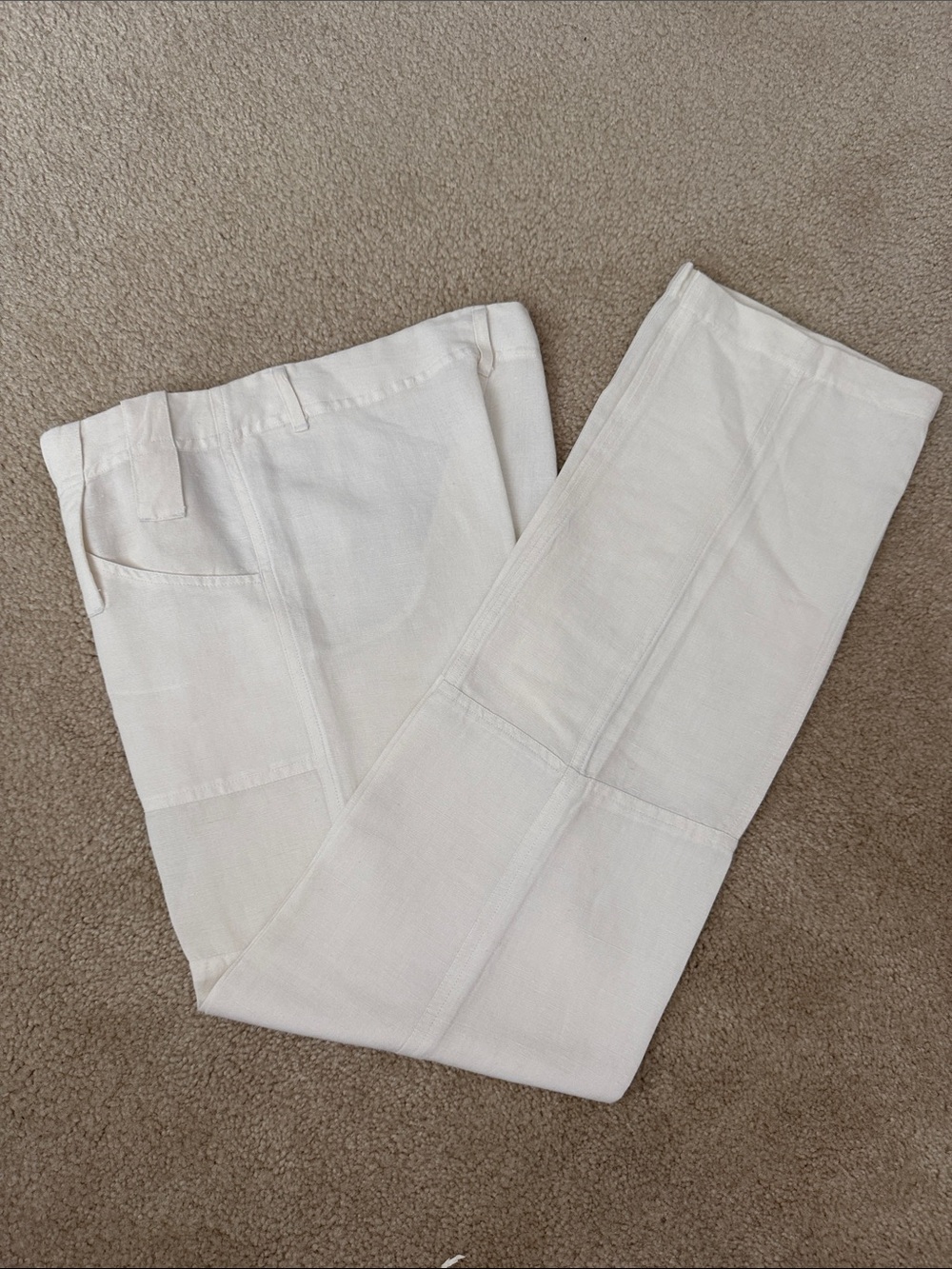 White Linen Pants